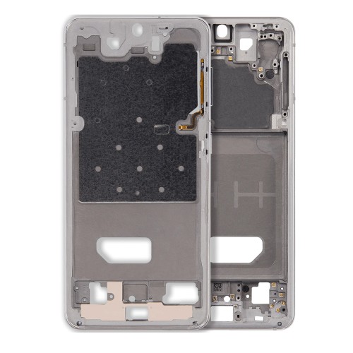 Vidurinis rėmelis Samsung G991 S21 (baltas)