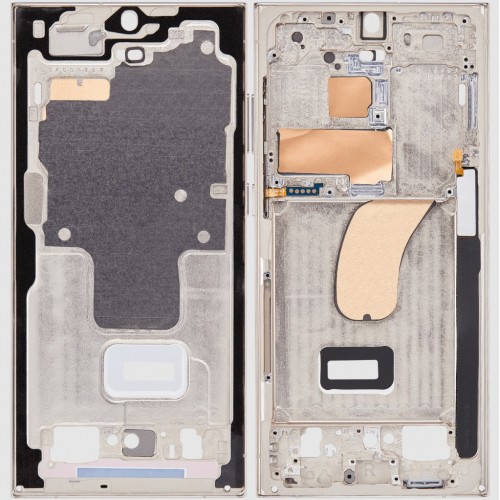 Mid-Frame Housing for Samsung S918 S23 Ultra (Cream)
