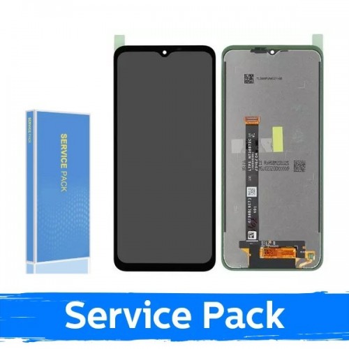 LCD Display Compatible With Samsung G556 Xcover 7 Black (Service Pack / Aftermarket)(NF version)