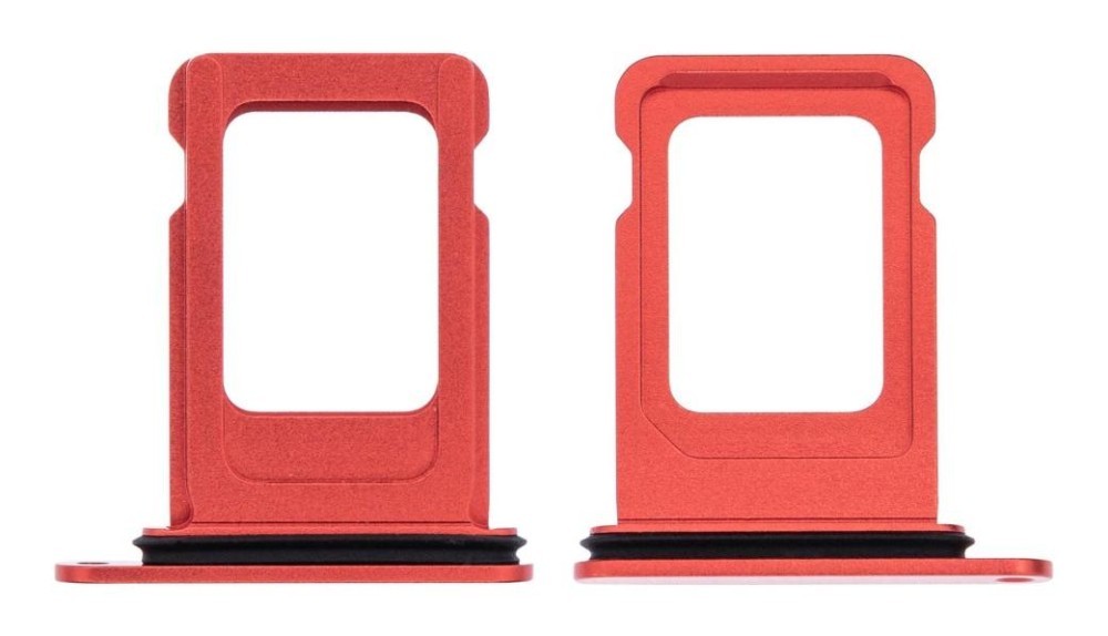 Лоток SIM-карты для iPhone 13 красный ORG