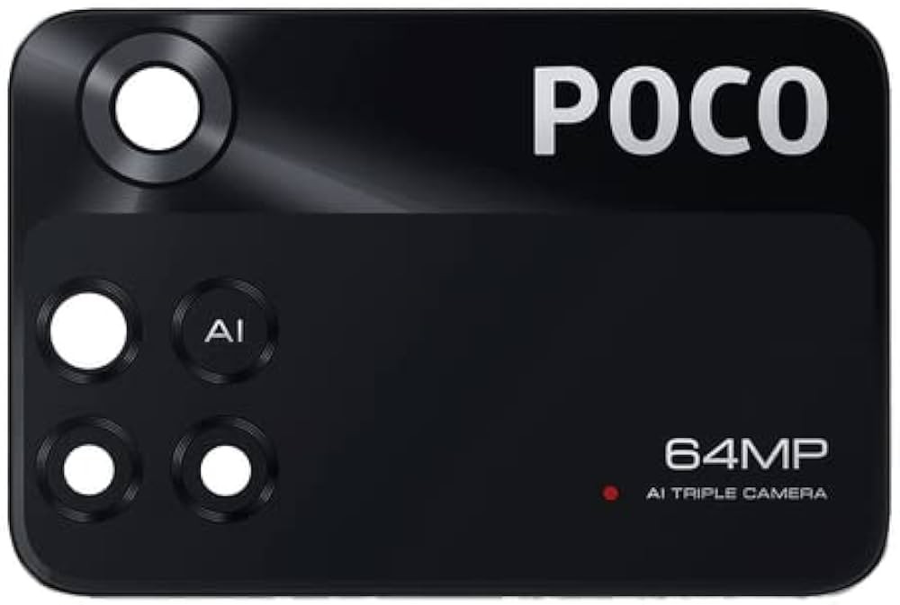 Xiaomi Poco M4 Pro 4G линза камеры чёрный 64MP (только линза) Оригинал