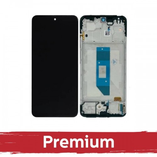 LCD дисплей для Xiaomi Redmi Note 14S с рамкой / Midnight Black / OEM