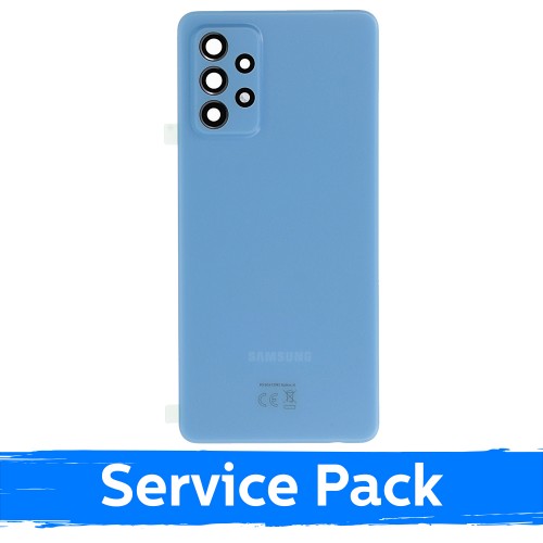Galinis dangtelis suderinamas su Samsung A725 A72 / Awesome Blue / (Service Pack)