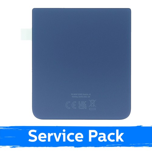 Galinis dangtelis suderinamas su Samsung F711 Z Flip3 / mėlynas / (Service Pack)