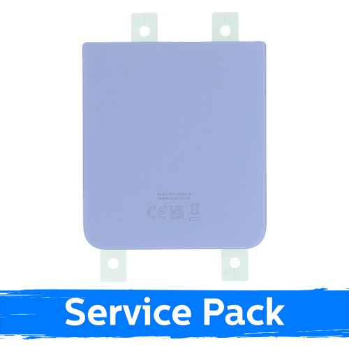 Galinis dangtelis suderinamas su Samsung F721 Z Flip4 / mėlynas / (Service Pack)