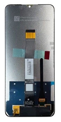 LCD ekranas Xiaomi Redmi 10C/Poco C40 4G su jutikliniu ekranu juodas ORG
