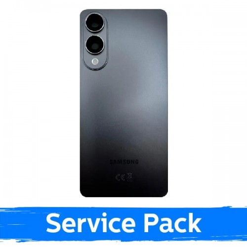 Galinis dangtelis suderinamas su Samsung S937 S25 Edge / titano juoda / (Service Pack)