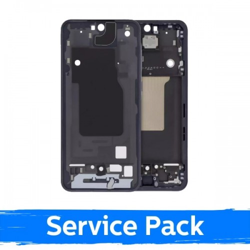 Vidurinis rėmas Samsung A556 A55 5G / Black / (Service Pack)