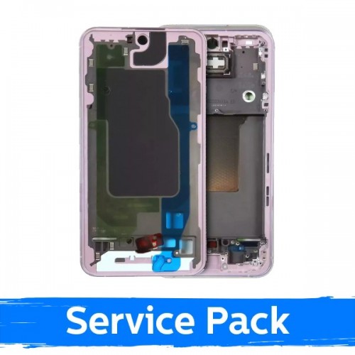 Средняя рамка для Samsung A556 A55 5G / фиолетовый / (Service Pack)