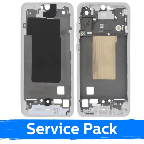 Mid-Frame Housing for Samsung A566 A56 5G / Light Grey / (Service Pack)