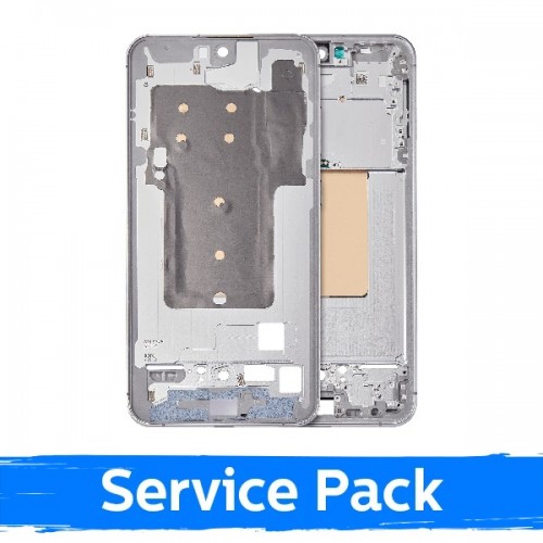 Vidurinis rėmas Samsung S721 S24 FE / Silver / (Service Pack)