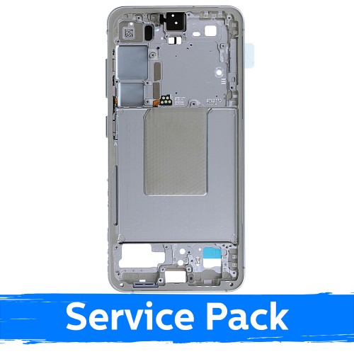 Vidurinis rėmelis Samsung S921 S24 / Marmurinis Pilkas / (Service Pack)