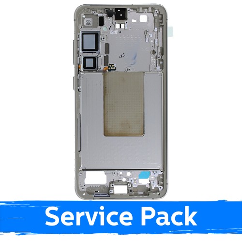 Vidurinis rėmas Samsung S926 S24 Plus / Amber Yellow / (Service Pack)