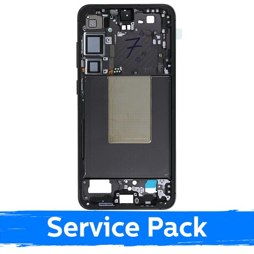 Vidurinis rėmas Samsung S926 S24 Plus / Onyx Black / (Service Pack)