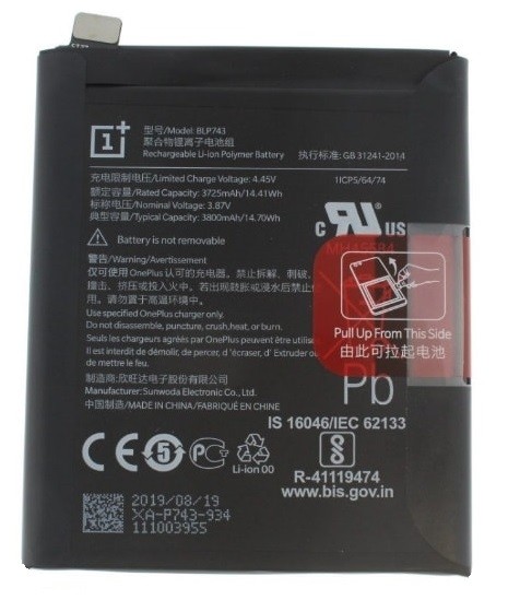 Battery ORG OnePlus 7T Pro BLP745 4085