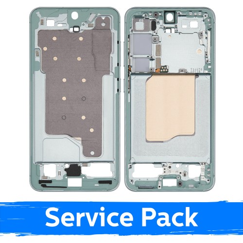Mid-Frame Compatible With Samsung S931 S25 / Mint / (Service Pack)