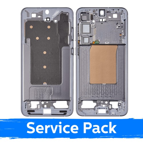 Mid-Frame Housing for Samsung S936 S25 Plus / Silver Shadow / (Service Pack)