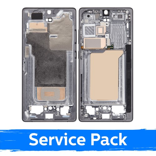 Mid-Frame Compatible With Samsung S938 S25 Ultra / Titanium Jet Black / (Service Pack)