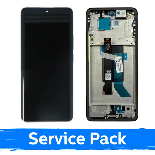 LCD ekranas Xiaomi Redmi Note 14 Pro 5G su rėmeliu / Coral Green / (Service Pack)