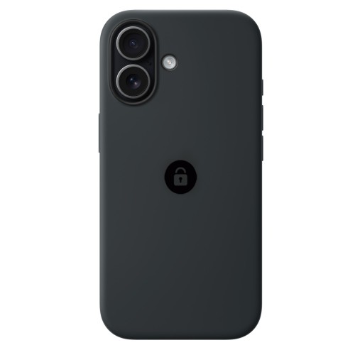 Silicone Case v2 dėklas, skirtas iPhone 17, juodas