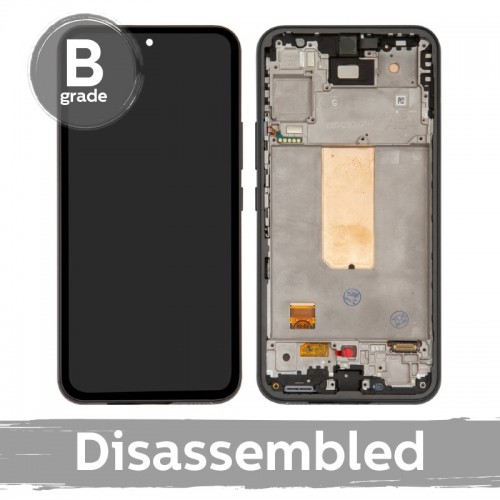 LCD Display Compatible With Samsung A546 A54 5G with Frame / Lime / (9/10 Disassembled)
