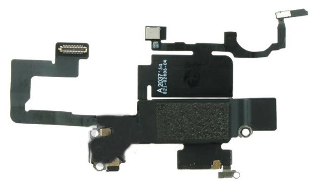 Lankstus kabelis iPhone 12 Mini su garsiakalbiu ir šviesos jutikliu naudotas originalus