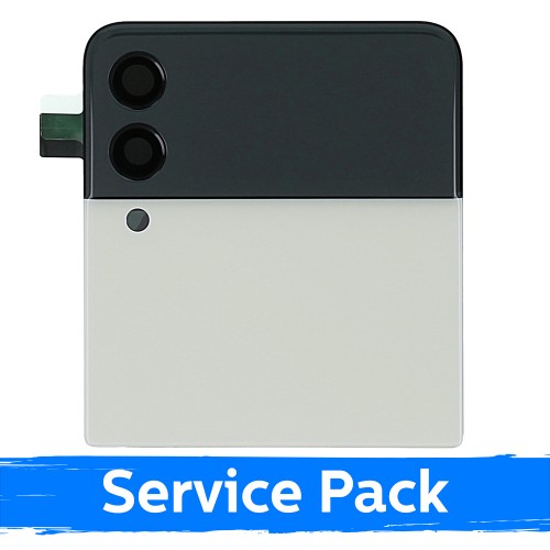LCD ekranas Samsung F711 Z Flip3 (IŠORINIS) su rėmeliu / mėlynas / (Service Pack)