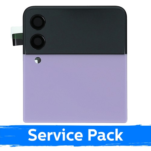 LCD ekranas Samsung F711 Z Flip3 (IŠORINIS) su rėmeliu / Lavender / (Service Pack)