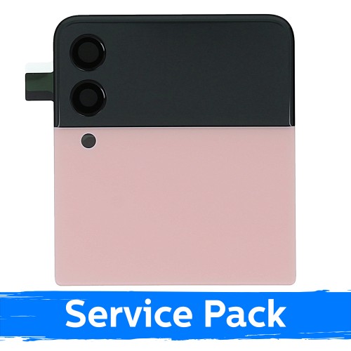LCD ekranas Samsung F711 Z Flip3 (IŠORINIS) su rėmeliu / rožinis / (Service Pack)