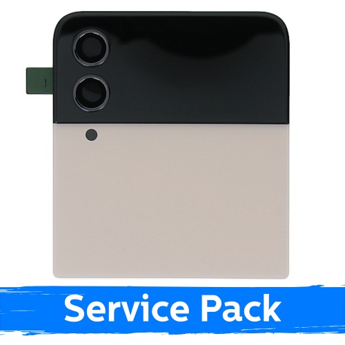 LCD ekranas Samsung F721 Z Flip4 (IŠORINIS) su rėmeliu / Pink Gold / (Service Pack)