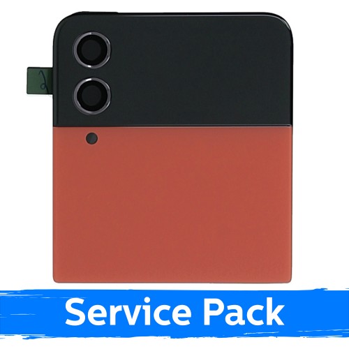 LCD-дисплей совместимый с Samsung F721 Z Flip4 (внешний) с рамкой / красный / (Service Pack)
