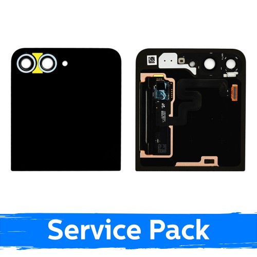 LCD ekranas Samsung F741 Z Flip6 (IŠORINIS) su rėmeliu / mėlynas / (Service Pack)
