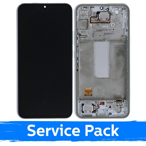 LCD дисплей совместим с Samsung G988 S20 Ultra с рамкой / Cosmic Grey / (Service Pack) + аккумулятор в комплекте