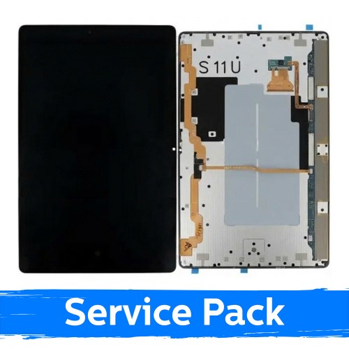 LCD Display Compatible With Samsung X936 / X930 Tab S11 Ultra Black (Service Pack)
