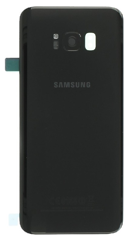 Задняя крышка для Samsung G955F S8+ Midnight Black Оригинал (б/у Grade C)