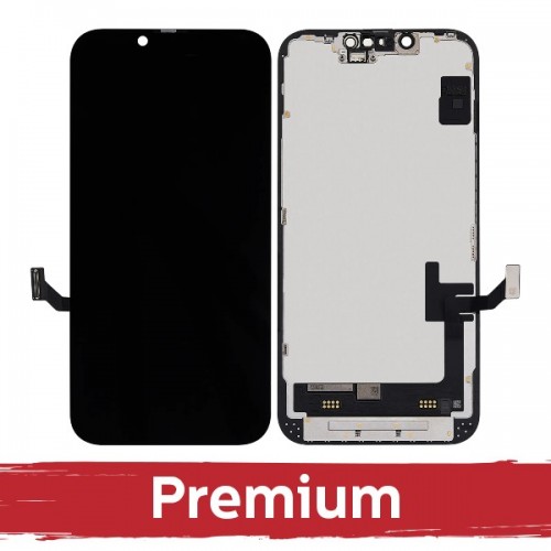 LCD Display Compatible iPhone 16e Black (Hard OLED / Premium) /*Removable IC*/