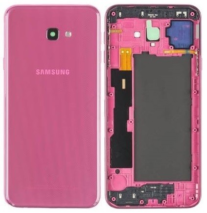 Galinis dangtelis Samsung J415 J4+ 2018 rožinis originalus (naudotas, Grade B)
