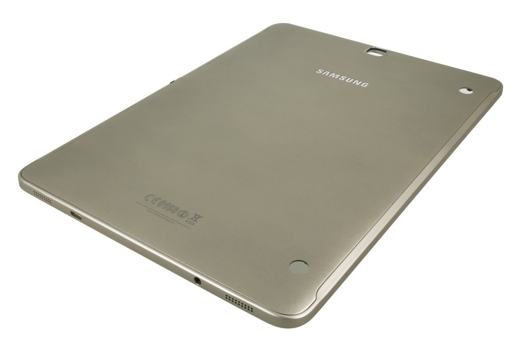 Задняя крышка для Samsung T813 Tab S2 9.7 (2016) золотая Оригинал (б/у Grade C)