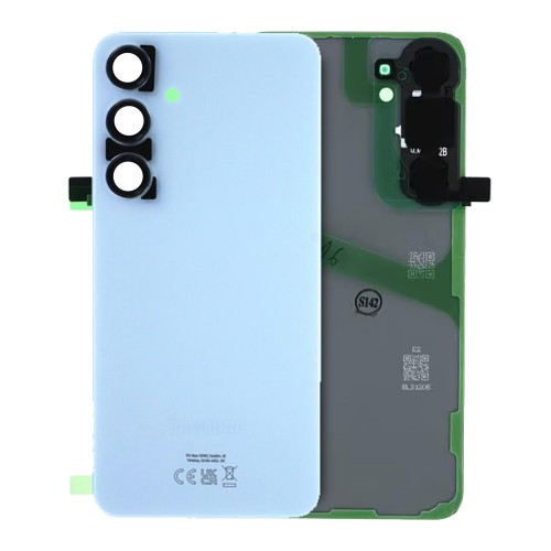 Galinis dangtelis suderinamas su Samsung S926 S24 Plus / Sapphire Blue / (su kameros objektyvu) OEM