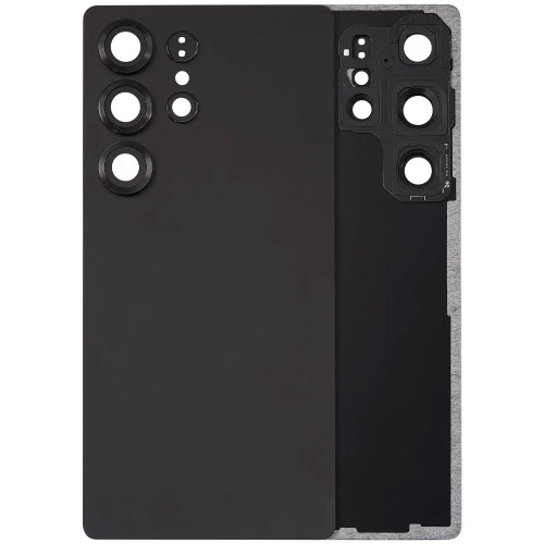 Задняя крышка для Samsung S938 S25 Ultra / Titanium Black / (с линзой камеры) OEM
