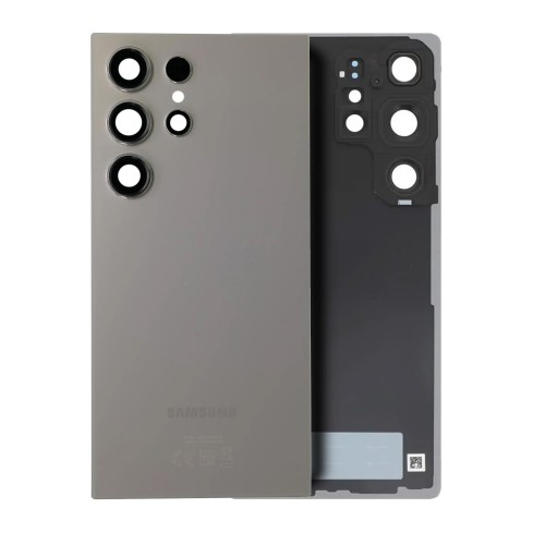 Galinis dangtelis suderinamas su Samsung S938 S25 Ultra / Titanium Gray / (su kameros objektyvu) OEM