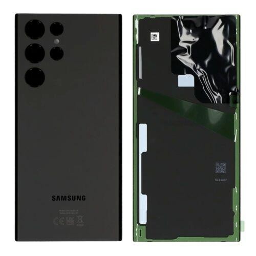 Задняя крышка Samsung S908 S22 Ultra Phantom Black оригинал (service pack)