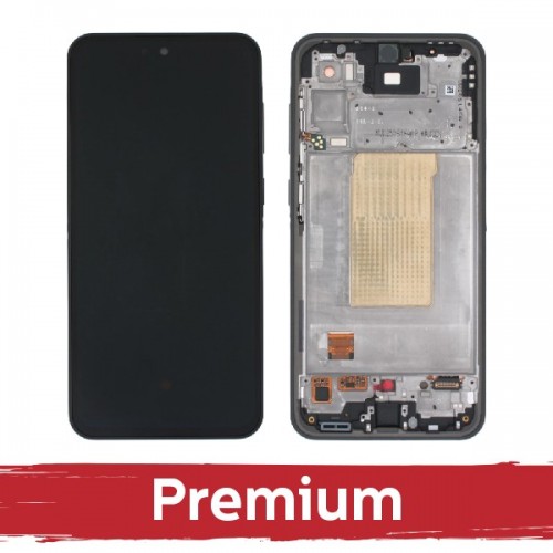 LCD дисплей для Samsung A366 A36 5G с рамкой / чёрный / OEM