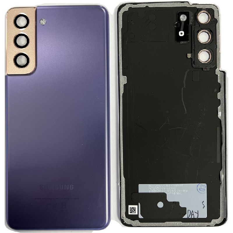 Задняя крышка для Samsung G991 S21 5G Phantom Violet Оригинал (б/у Grade C)