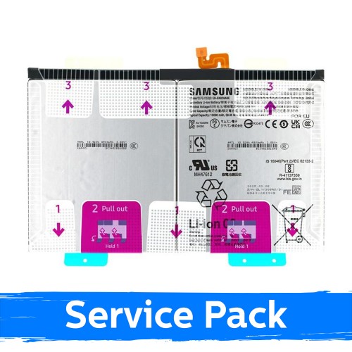 Аккумулятор для Samsung X620 / X626 Tab S10 FE+ EB-BX828ABE (Service Pack)