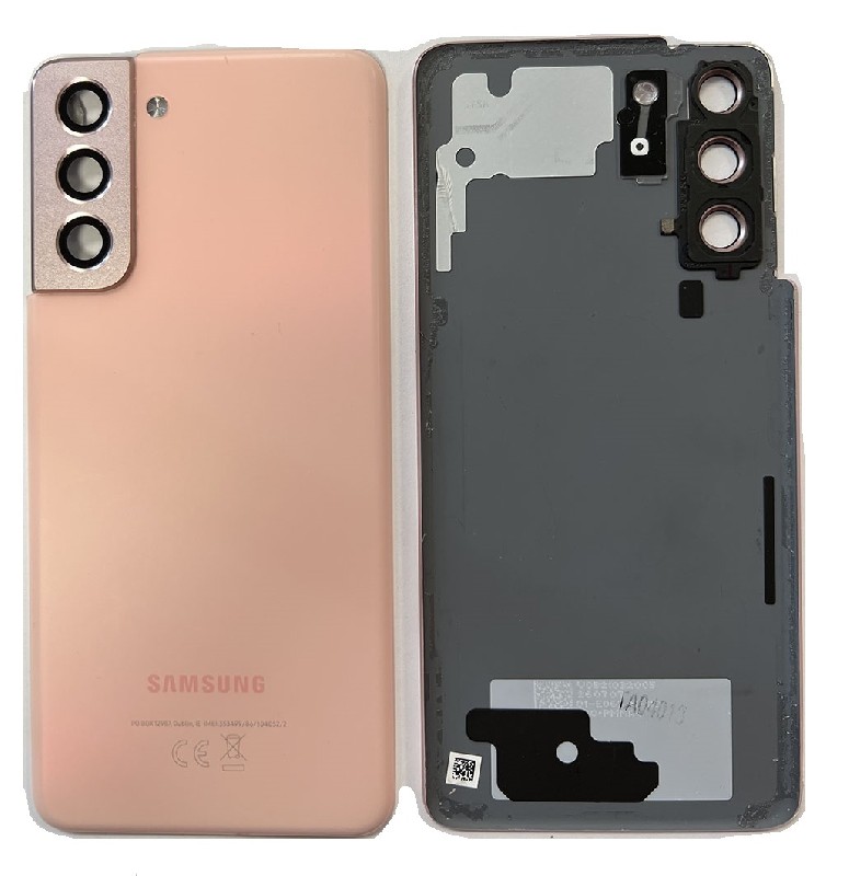 Задняя крышка для Samsung G991 S21 5G Phantom Pink Оригинал (б/у Grade B)