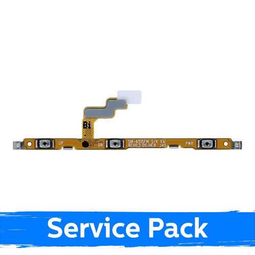 Шлейф кнопок питания и громкости для Samsung A515 A51 (Service Pack)