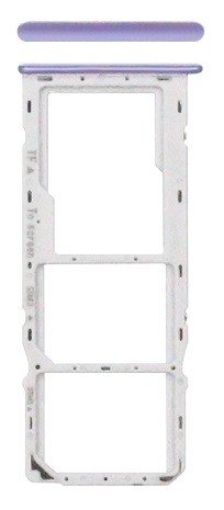SIM kortelės laikiklis Samsung A226 A22 5G violetinis originalus (service pack)