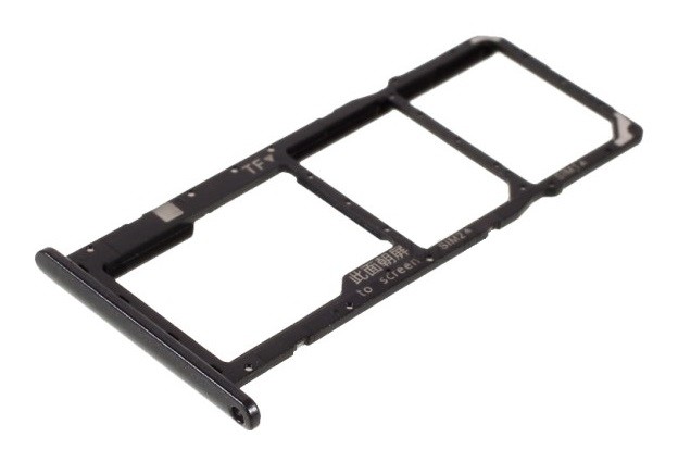 Лоток SIM-карты Huawei Y7 2019 Midnight Black Оригинал