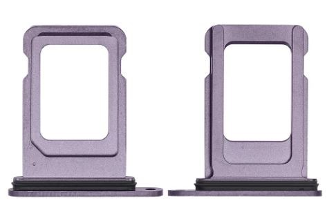 SIM card holder for iPhone 14 Pro/14 Pro Max Deep Purple ORG